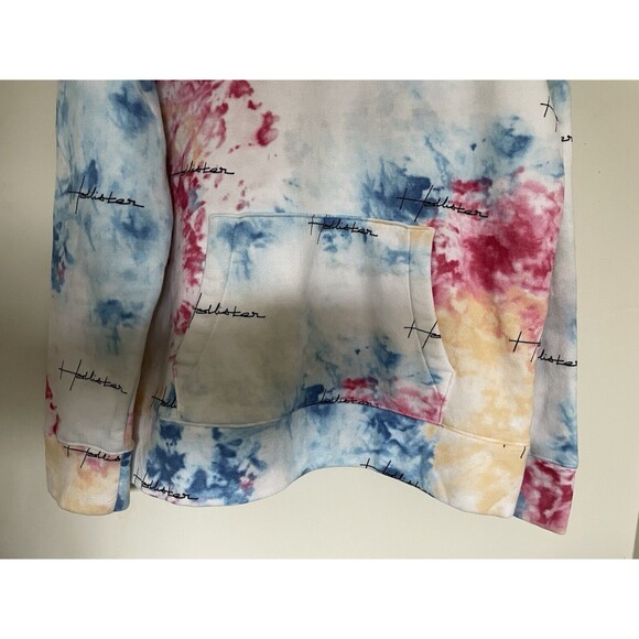 Hollister Men’s Must Have Collection Tiedie Hoodie Sweatshirt M EUC - Picture 6 of 7